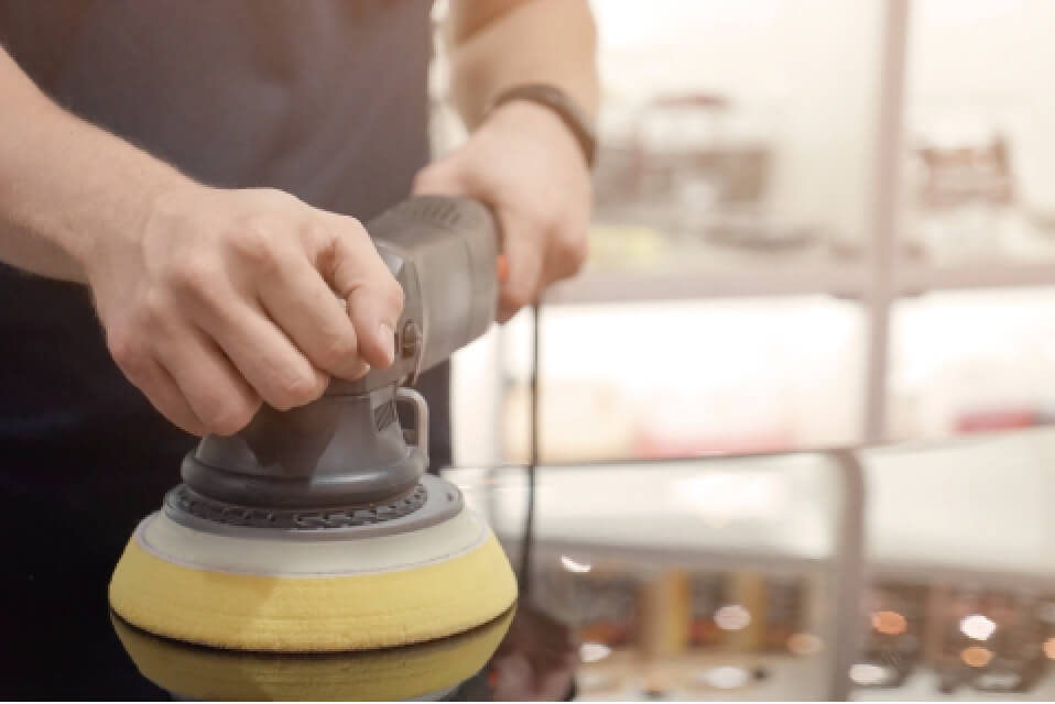 コーティングでボディを保護し輝きを保つ。